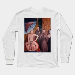 nec tophyll necro naif painting Long Sleeve T-Shirt